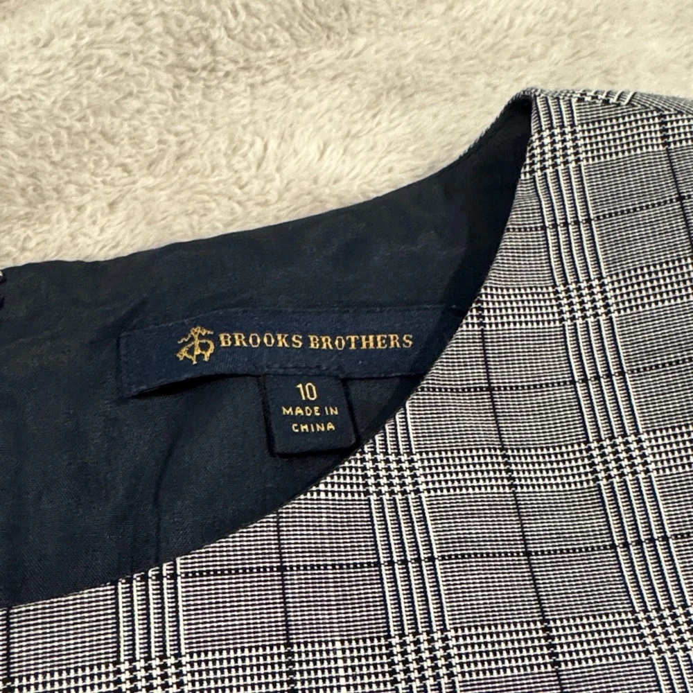 Brooks Brothers Grey Checkered Dress - Picture 2 of 4